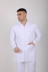 Klasik Yaka Orta Boy Uzun Kol Bay Önlük