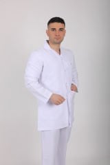 Klasik Yaka Orta Boy Uzun Kol Bay Önlük