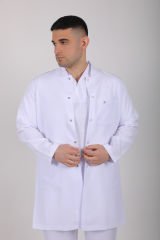 Hakim Yaka Orta Boy Uzun Kol Bay Önlük