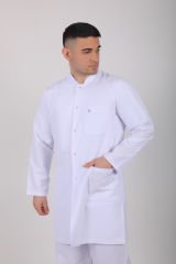 Hakim Yaka Orta Boy Uzun Kol Bay Önlük