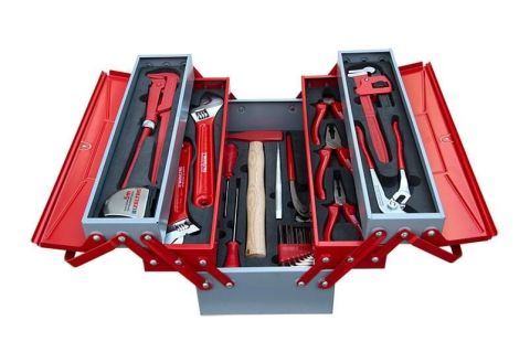 İzeltaş TESİSATÇI TAKIM ÇANTASI 5 GÖZLÜ 28 PARÇA 8420005028