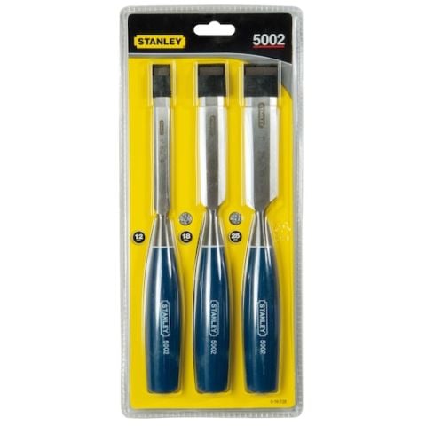 STANLEY 0-16-128 İSKARPELA SETİ, 3 PÇ, MAVİ, 12,18,25MM