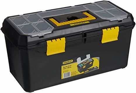 STANLEY 1-71-946 PLASTIK KILITLI TAKIM ÇANTASI 19INC  (SİYAH KAPAKL
