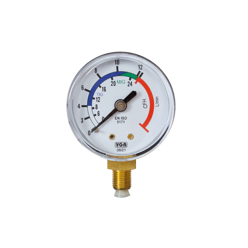 Yıldız 59012-50 Basınç Göstergesi 0-12 l/min Argon-CO2 Çıkış