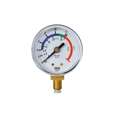 Yıldız 59012-50 Basınç Göstergesi 0-12 l/min Argon-CO2 Çıkış