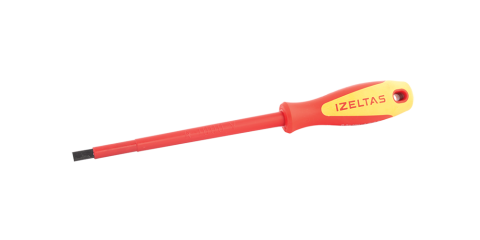 İzeltaş 1000V İZOLELİ ELEKTRİKÇİ DÜZ UÇLU TORNAVİDA 5.5X125 4140175512