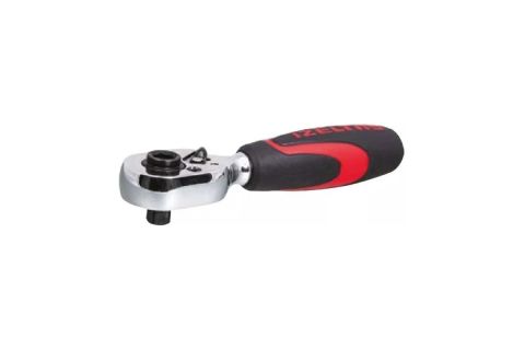 İzeltaş 1/4'' LOKMA/BİTS TUTUCULU CIRCIR KOLU 72 DİŞ (110 MM) 1507062110