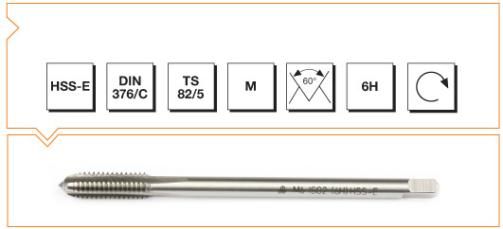 Makina  Takım M20 Makina Kılavuzu HSS - E DIN 376/C