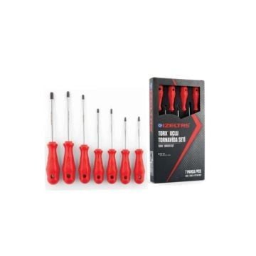 İzeltaş TORX UÇLU TORNAVİDA SETİ 7 PARÇA 4775008107