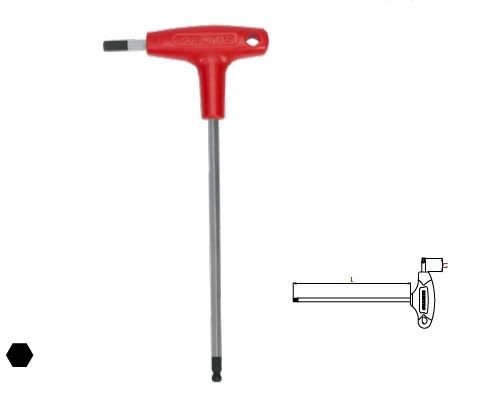İzeltaş T TİPİ YUVARLAK BAŞLI ALLEN ANAHTAR 5 MM 4921220050