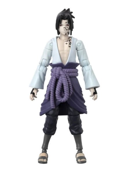 Naruto: Shippuden - Sasuke Uchiha Curse Mark Transformation (Anime Heroes Beyond Series) Aksiyon Figür Seti