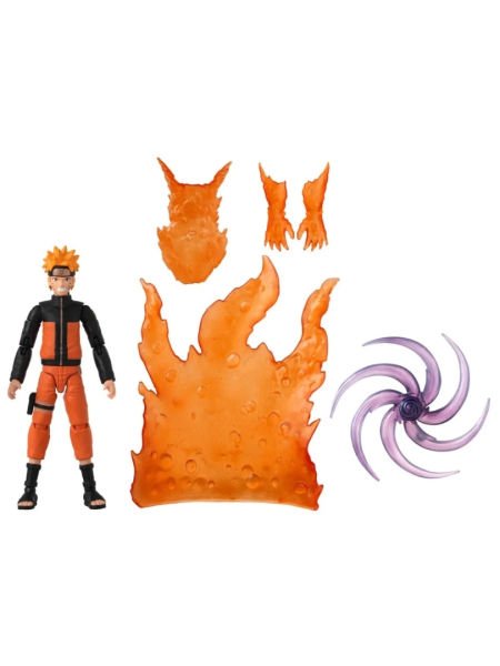 Naruto: Shippuden - Naruto Uzumaki Tailed Beast Cloak (Anime Heroes Beyond Series) Aksiyon Figür Seti