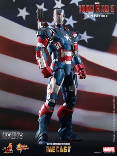 Iron Man 3 – Iron Patriot 1/6 Scale Diecast Koleksiyon Figürü