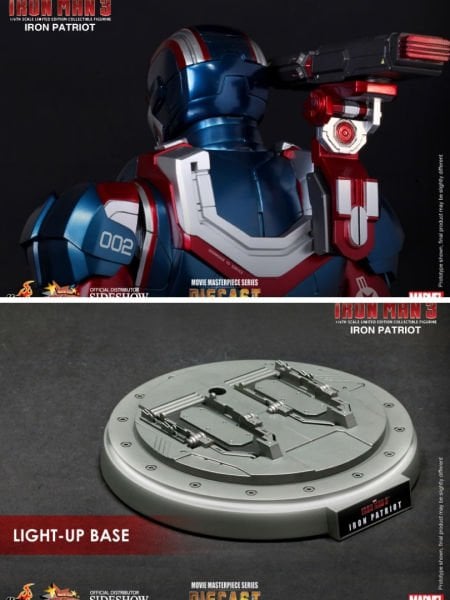 Iron Man 3 – Iron Patriot 1/6 Scale Diecast Koleksiyon Figürü