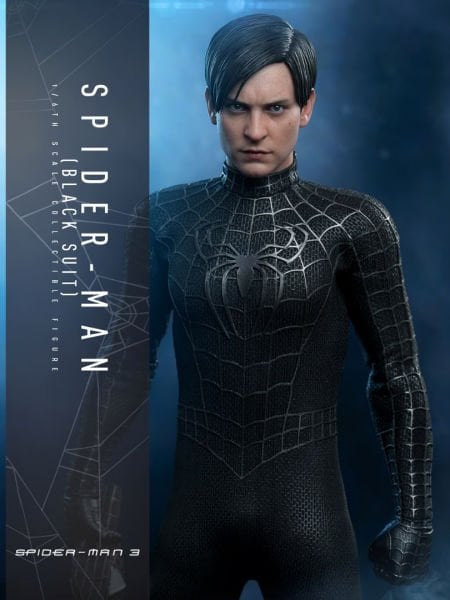 Spider-Man 3 - Spider-Man (Black Suit) 1/6 Scale Koleksiyon Figürü