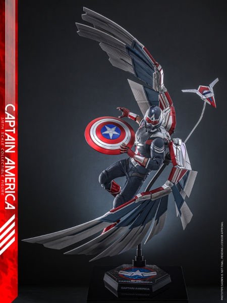 Captain America: Brave New World - Captain America 1/6 Scale Koleksiyon Figürü