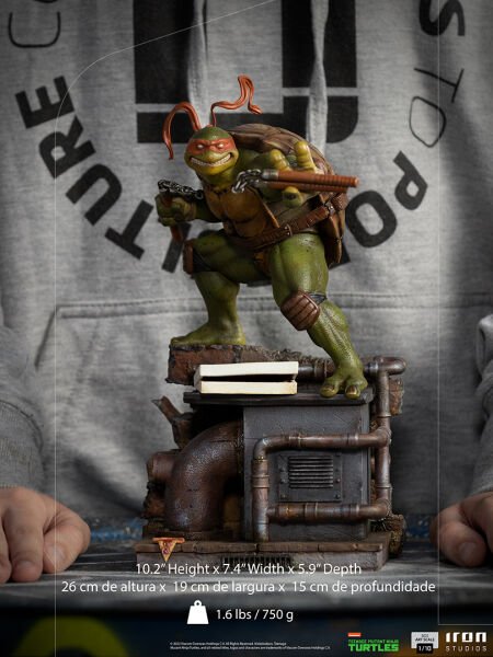Teenage Mutant Ninja Turtles - Michelangelo 1/10 Art Scale Limited Edition Heykel