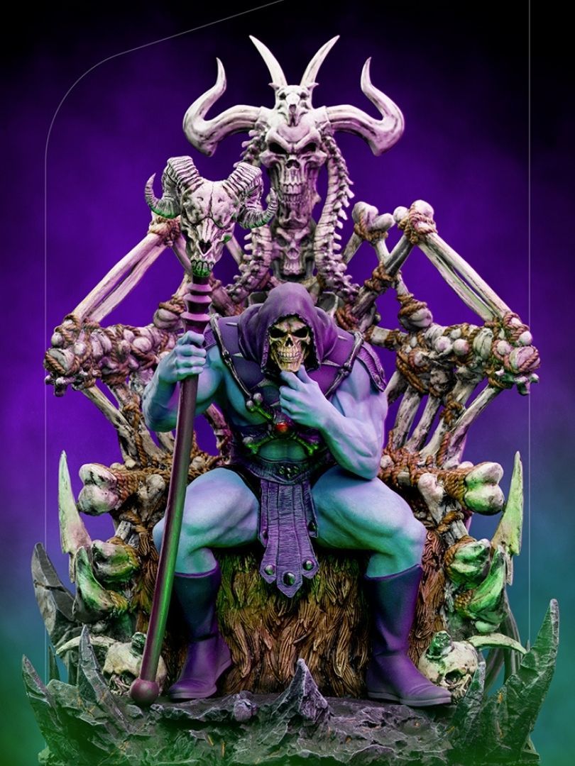 Masters of the Universe - Skeletor on Throne Deluxe 1/10 Art Scale Limited Edition Heykel