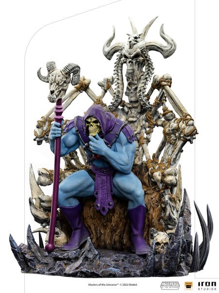 Masters of the Universe - Skeletor on Throne Deluxe 1/10 Art Scale Limited Edition Heykel
