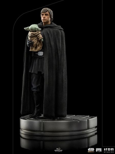 Star Wars: The Mandalorian - Luke Skywalker and Grogu 1/10 Art Scale Limited Edition Heykel