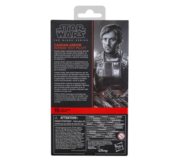 Star Wars Black Series Cassian Andor (Sienar Testpilot) (Andor) Aksiyon Figürü