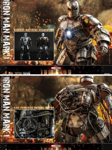 Iron Man - Iron Man Mark I 1/6 Scale Diecast Koleksiyon Figürü