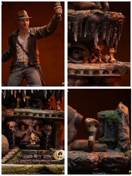 Indiana Jones - Indiana Jones Deluxe 1/10 Art Scale Limited Edition Heykel