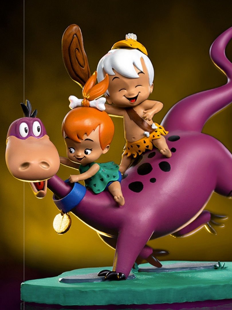 Flintstones - Dino, Çakıl, Bambam 1/10 Art Scale Limited Edition Heykel