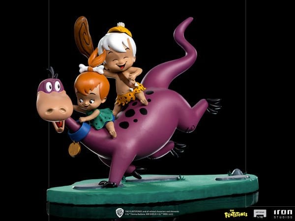 Flintstones - Dino, Çakıl, Bambam 1/10 Art Scale Limited Edition Heykel