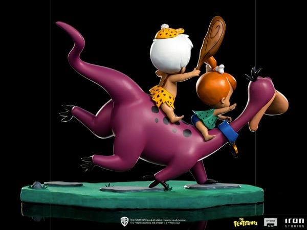 Flintstones - Dino, Çakıl, Bambam 1/10 Art Scale Limited Edition Heykel