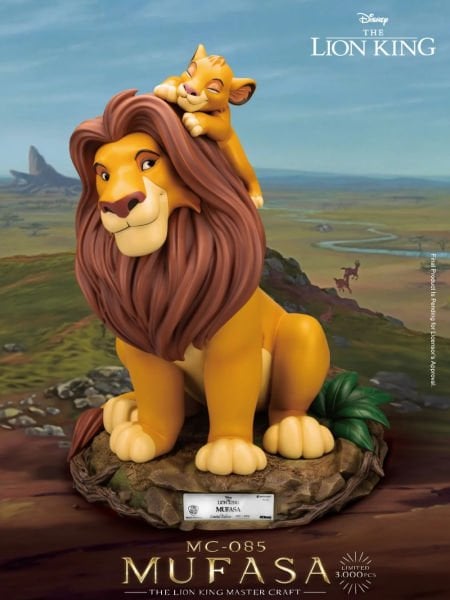 Lion King - Mufasa and Simba Master Craft Series Limited Edition Heykel