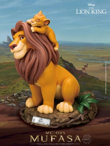 Lion King - Mufasa and Simba Master Craft Series Limited Edition Heykel