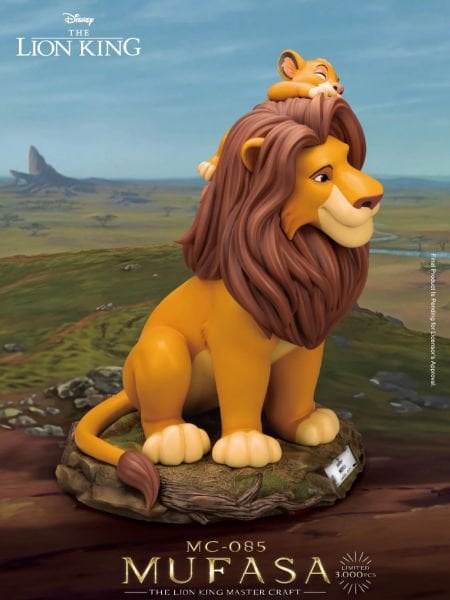 Lion King - Mufasa and Simba Master Craft Series Limited Edition Heykel