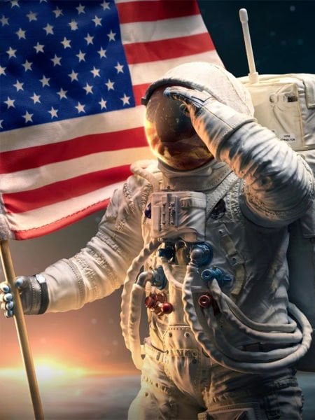 NASA - Apollo 11 Astronaut 1/10 Art Scale Limited Edition Heykel