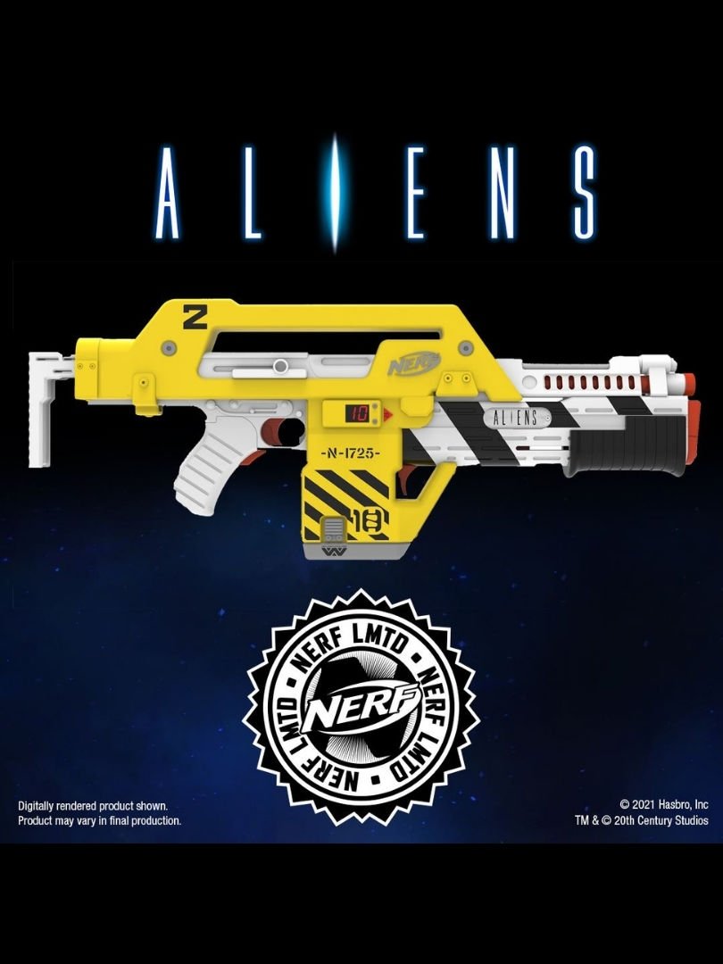 NERF ナーフ エイリアン パルスライフル M41-A ALIENS（送料無料 Aliens - Nerf LMTD Aliens M41-A Blaster