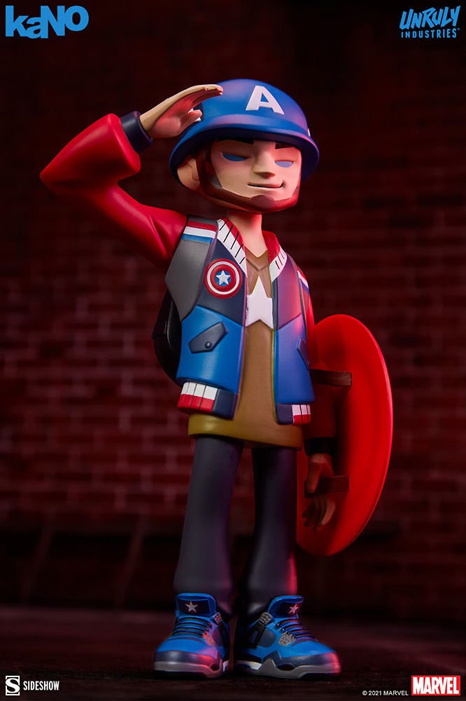 Captain America Designer Collectible Toy by kaNO