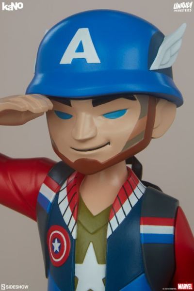 Captain America Designer Collectible Toy by kaNO