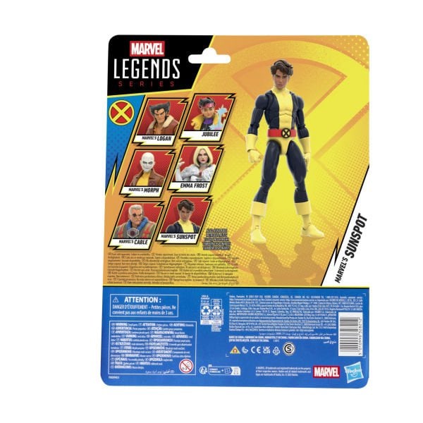 Marvel Legends X-Men '97 Marvel's Sunspot Aksiyon Figürü