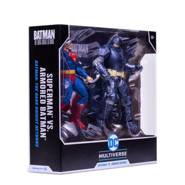 DC Multiverse Batman: The Dark Knight Returns - Superman vs. Armored Batman İkili Figür