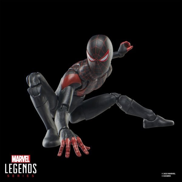 Marvel Legends Ultimate Miles Morales (Spider-Man Comics) Aksiyon Figürü, Çizgi Roman Aksesuarlı