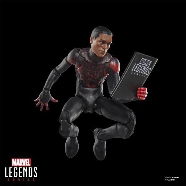 Marvel Legends Ultimate Miles Morales (Spider-Man Comics) Aksiyon Figürü, Çizgi Roman Aksesuarlı