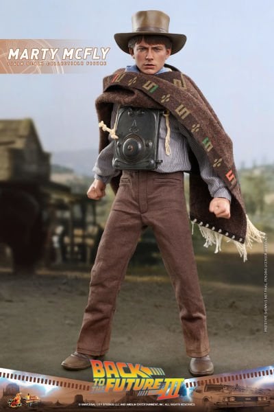 Back To The Future 3 - Marty McFly & Doc Brown 1/6th Scale Koleksiyon Figür Seti