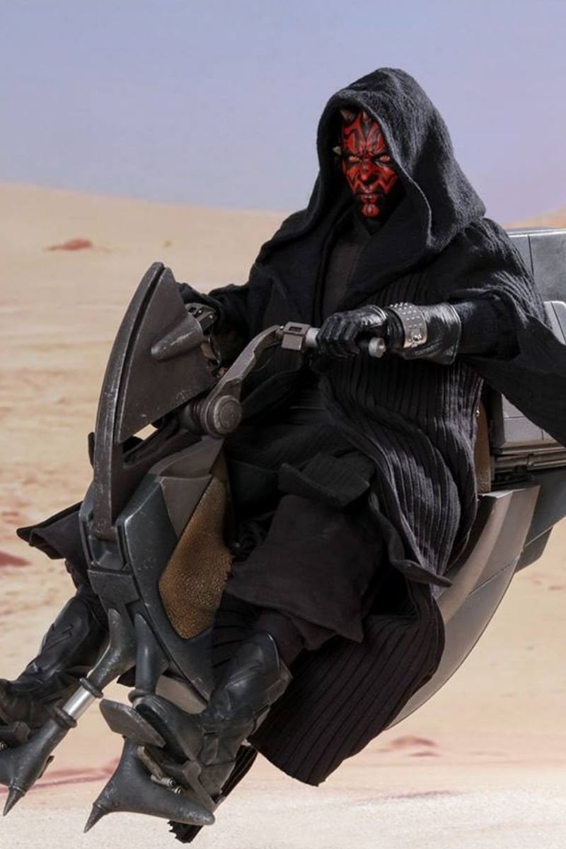 Star Wars: The Phantom Menace - Darth Maul with Sith Speeder 1/6 Scale Koleksiyon Figür Seti