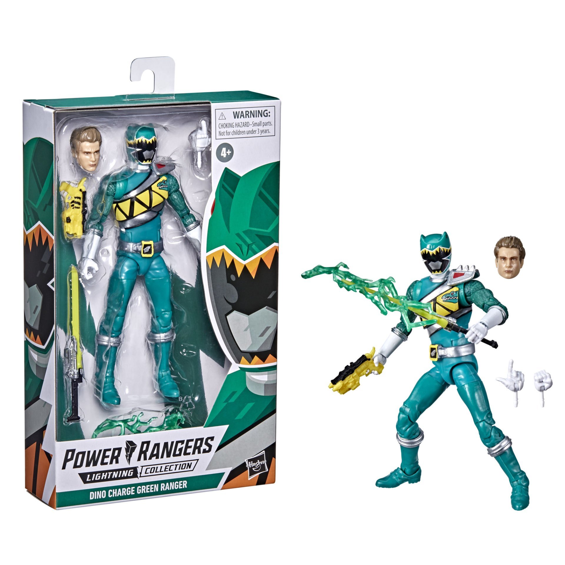Power Rangers Lightning Collection Dino Charge - Green Ranger Aksiyon Figürü