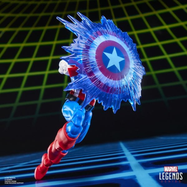 Marvel Legends Gamerverse Captain America vs Venom (Retro Video Game) İkili Aksiyon Figür Seti