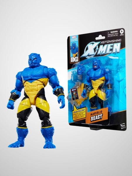 Marvel Legends Marvel's Beast (X-Men Comics) Aksiyon Figürü, Çizgi Roman Aksesuarlı