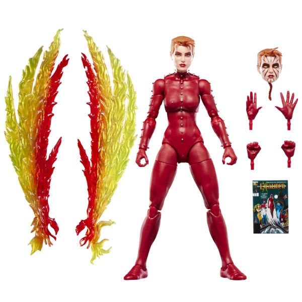 Marvel Legends Phoenix (Rachel Summers), (X-Men Comics) Aksiyon Figürü, Çizgi Roman Aksesuarlı