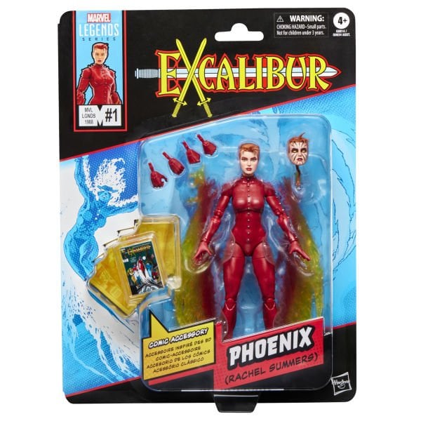 Marvel Legends Phoenix (Rachel Summers), (X-Men Comics) Aksiyon Figürü, Çizgi Roman Aksesuarlı