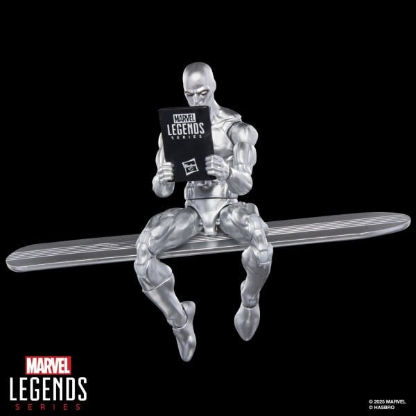 Marvel Legends Silver Surfer (Fantastic Four Comics) Aksiyon Figürü, Çizgi Roman Aksesuarlı