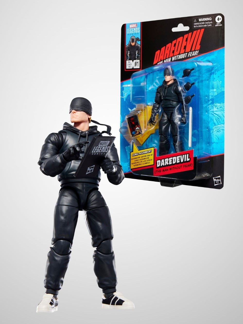 Marvel Legends Daredevil (The Man Without Fear Comics) Aksiyon Figürü, Çizgi Roman Aksesuarlı